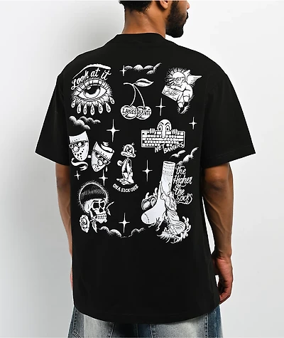 Foos Gone Wild Flash Black T-Shirt