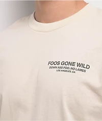 Foos Gone Wild Keep Ya Socks Up Natural T-Shirt