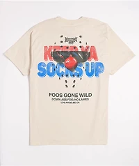 Foos Gone Wild Keep Ya Socks Up Natural T-Shirt