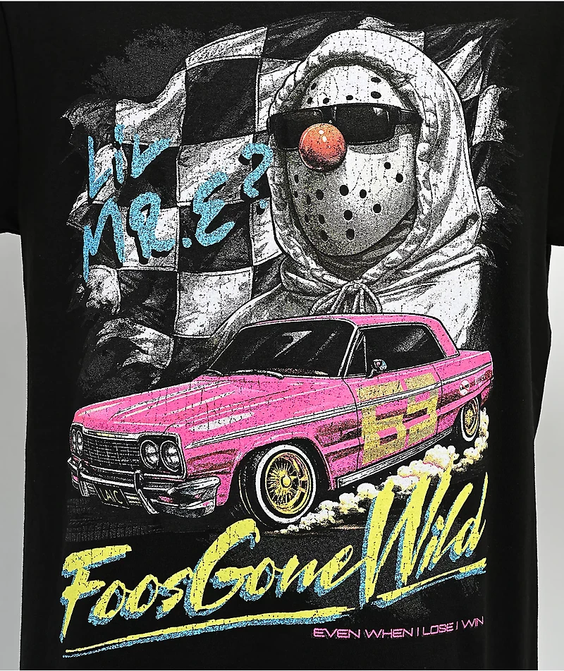 Foos Gone Wild Lil Mr. E Racing Black T-shirt