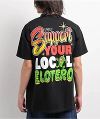Foos Gone Wild Local Elotero Black T-Shirt