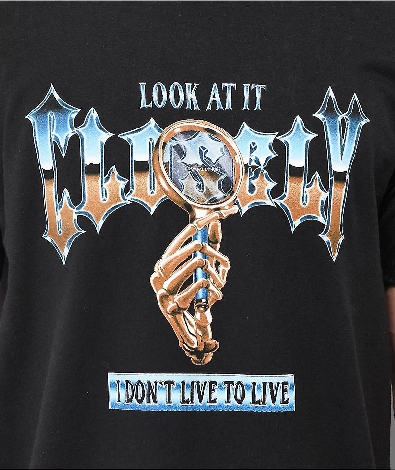 Foos Gone Wild Look At It Closely Black T-Shirt