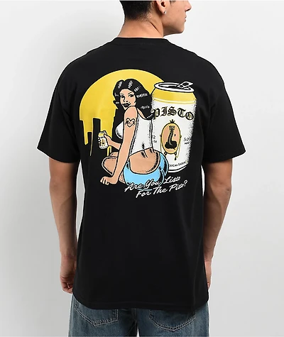 Foos Gone Wild Pisto Hyna Black T-Shirt