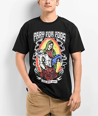 Foos Gone Wild Pray For Black T-Shirt