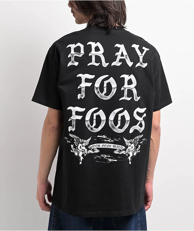 Foos Gone Wild Pray For Foos Black T-Shirt