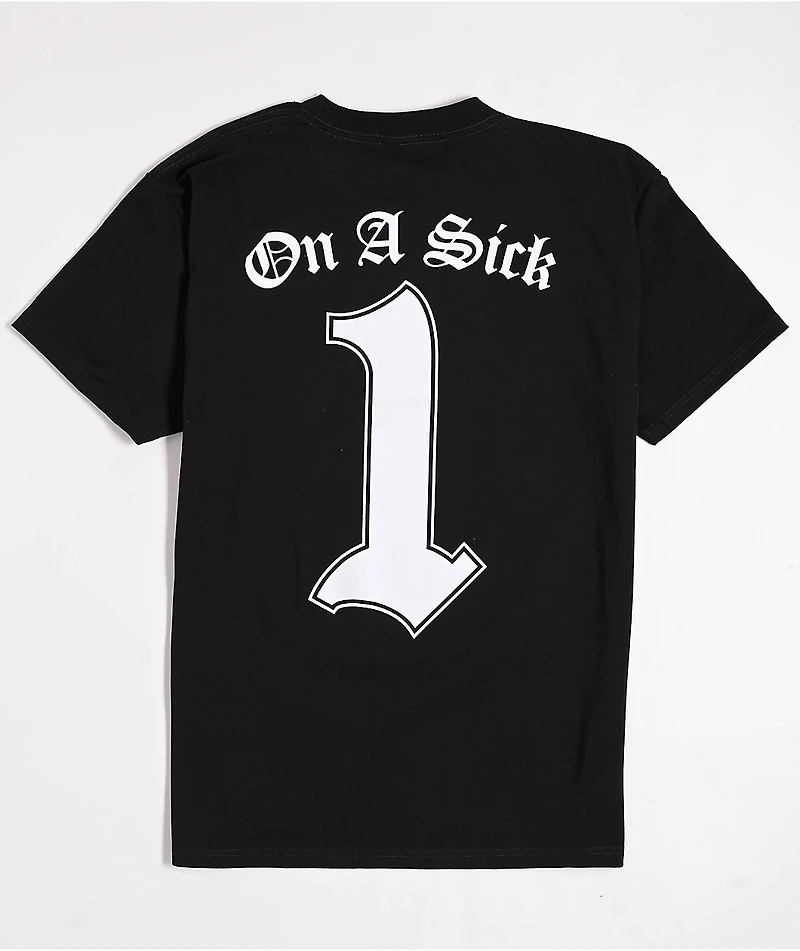 Foos Gone Wild Sick 1 Black T-Shirt