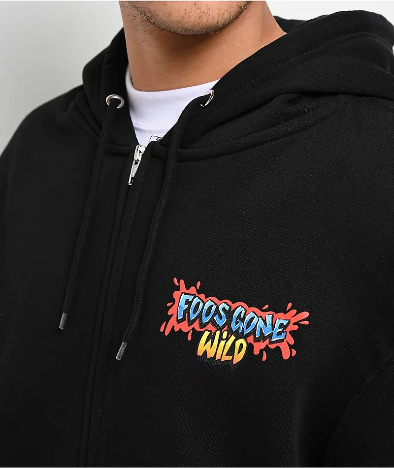 Foos Gone Wild x The Hundreds Black Zip Hoodie
