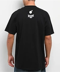 Foos Gone Wild x The Hundreds Bombed On Black T-Shirt