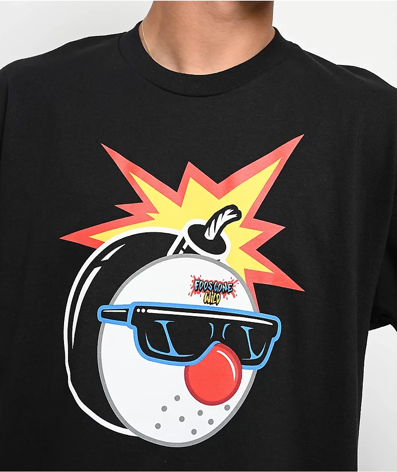 Foos Gone Wild x The Hundreds Lil Mr. E Black T-Shirt