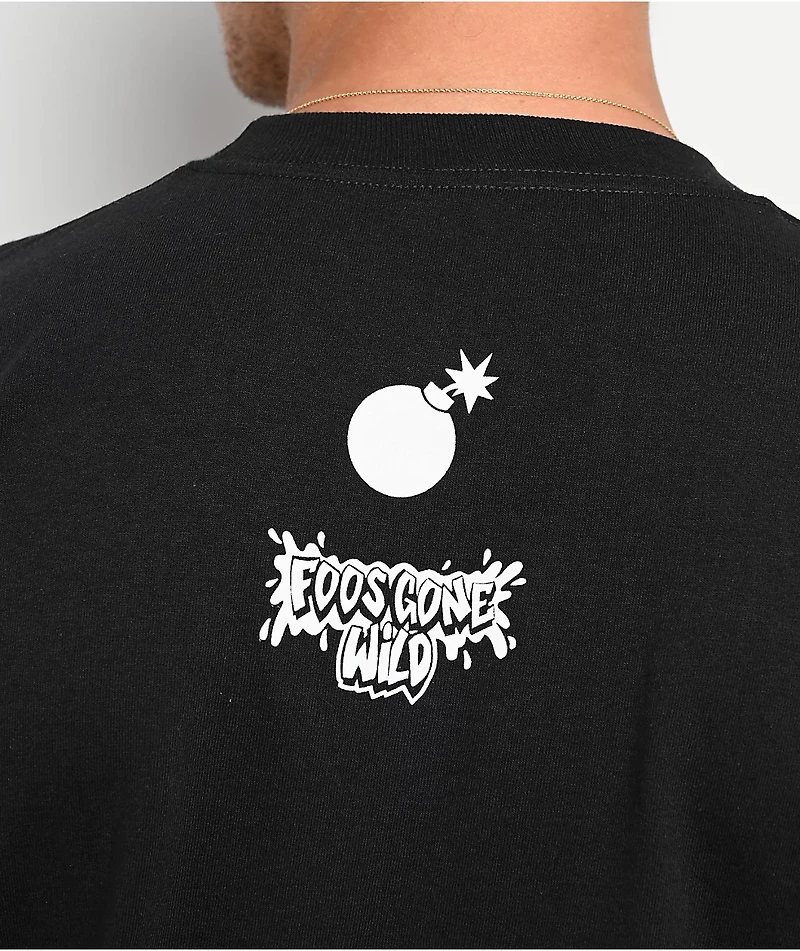 Foos Gone Wild x The Hundreds Lil Mr. E Black T-Shirt
