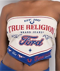Ford x True Religion Irena Scarf Tube Top