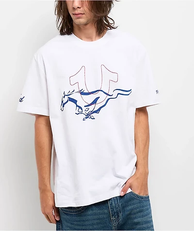 Ford x True Religion Logo White T-Shirt