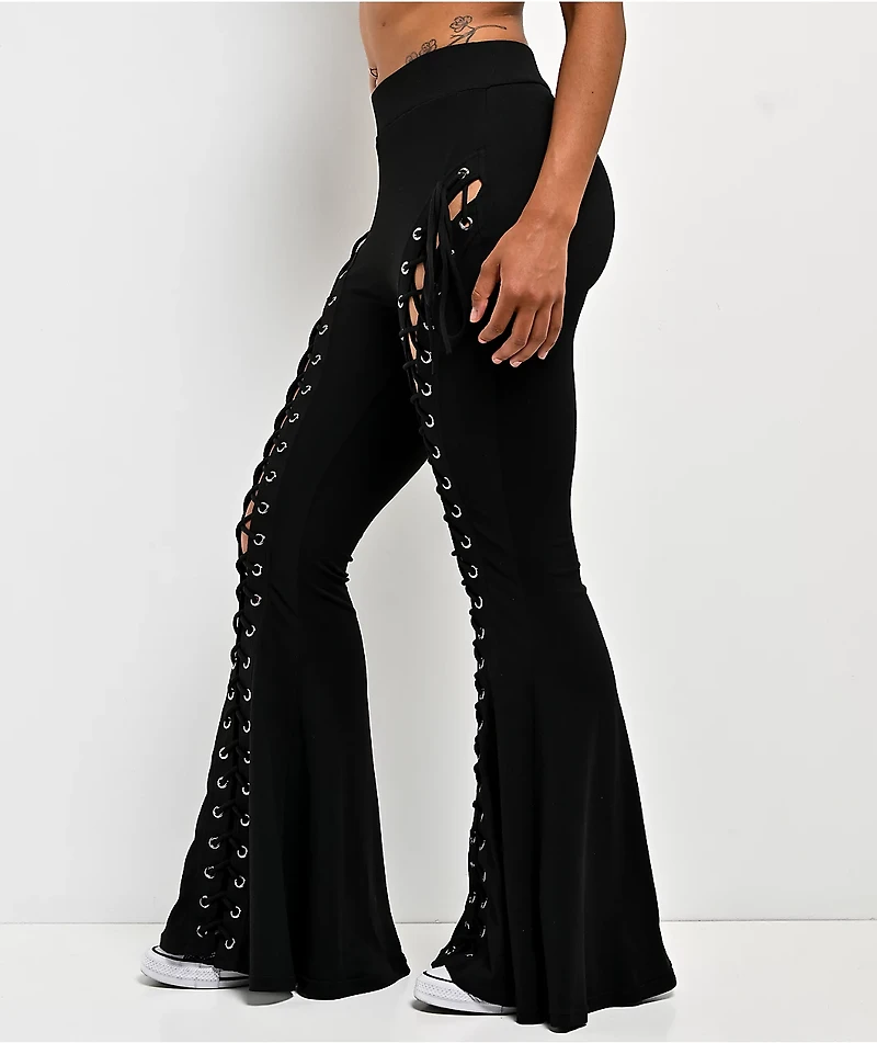 Forest Ink Alice Black Flare Pants