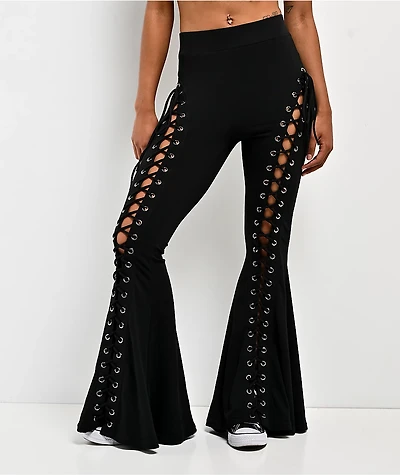Forest Ink Alice Black Flare Pants