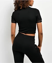Forest Ink Winona Buckle Black Crop Top