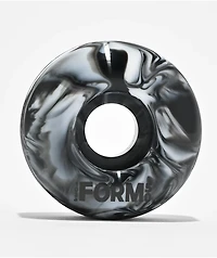 Form 50mm 103a Black & White Swirl Skateboard Wheels