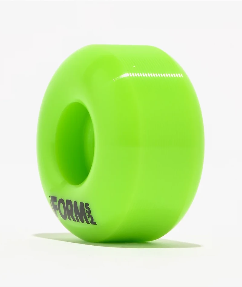 Form 52mm 103a Lime Skateboard Wheels