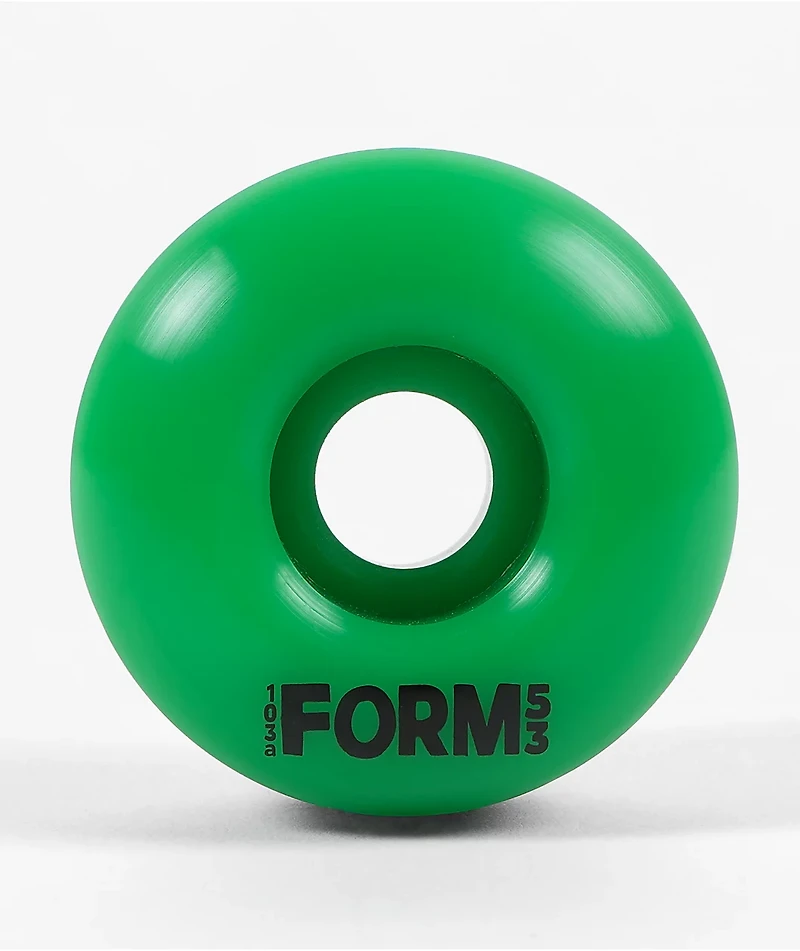 Form 53mm 103a Green Skateboard Wheels
