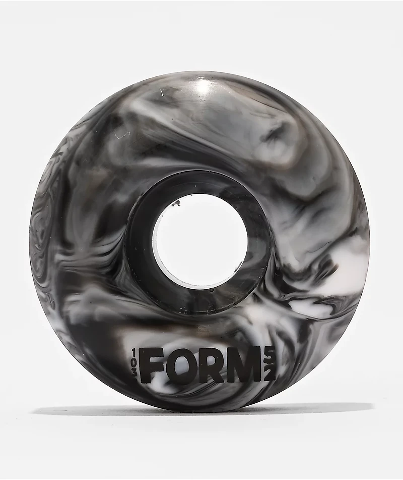 Form Black & White Swirl 52mm 103a Skateboard Wheels