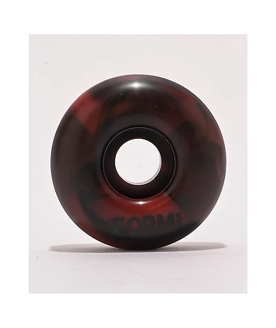 Form Red & Black Swirl 54mm 103a Skateboard Wheels