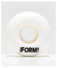 Form Solid White 51mm Skateboard Wheels