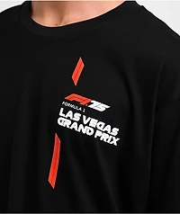 Formula 1 Las Vegas Grand Prix Block Black T-Shirt