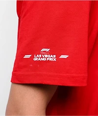 Formula 1 Las Vegas Grand Prix Lights Out Red T-Shirt