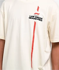 Formula 1 Las Vegas Grand Prix Three Of A Kind Natural T-Shirt