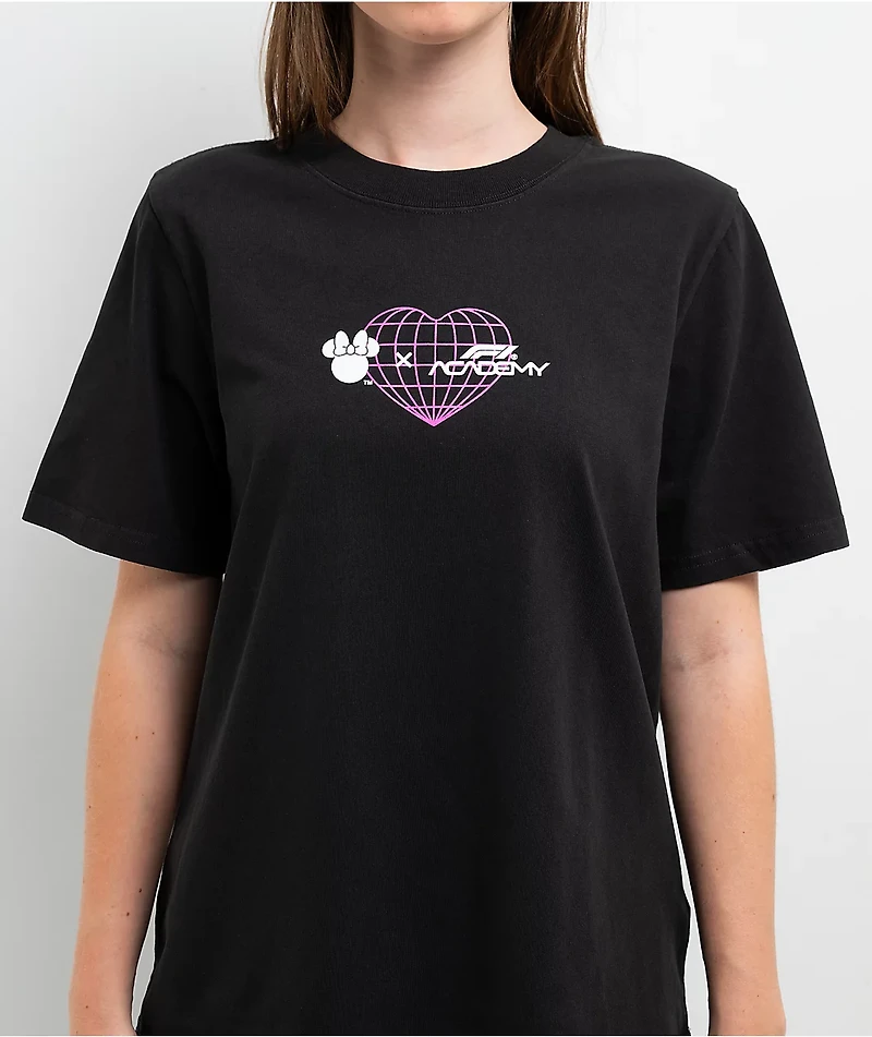 Formula 1 x Disney Race Calendar Black T-Shirt
