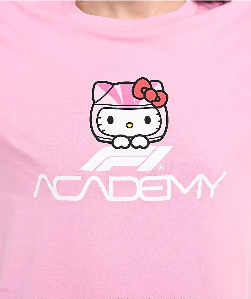 Formula 1 x Hello Kitty Logo Pink T-Shirt