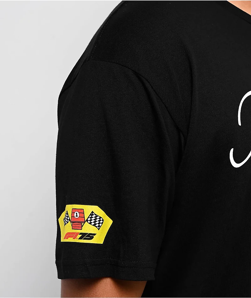 Formula 1 x Peanuts 75th Anniversary Dog House Black T-Shirt