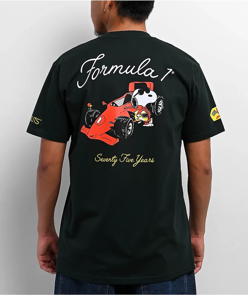Formula 1 x Peanuts 75th Anniversary Joe Cool Dark Green T-Shirt