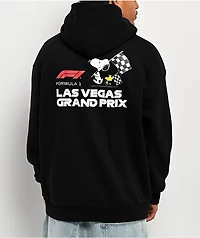 Formula 1 x Peanuts Four Of A Kind Black Hoodie
