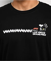 Formula 1 x Peanuts Full House Black T-Shirt