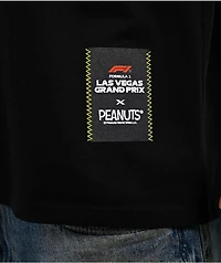 Formula 1 x Peanuts Full House Black T-Shirt