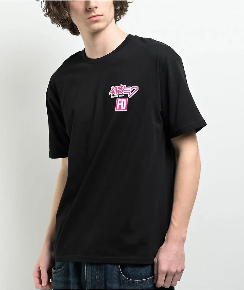 Formula DRIFT x Good Smile Racing Kanji Black T-Shirt