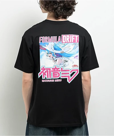 Formula DRIFT x Good Smile Racing Kanji Black T-Shirt