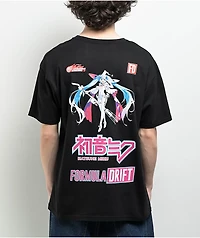 Formula DRIFT x Good Smile Racing Logo Black T-Shirt