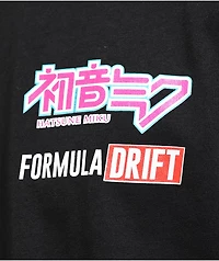 Formula DRIFT x Good Smile Racing Miku Black T-Shirt