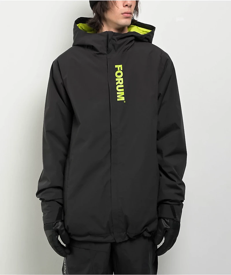 Forum Insulated Riding Black 15K Snowboard Jacket