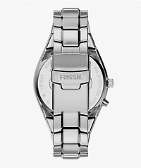 Fossil Big Tic Y2K Flame Silver Analog & Digital Watch