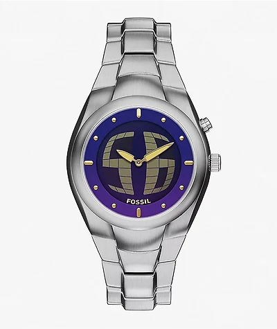 Fossil Big Tic Y2K Limited Silver Analog & Digital Watch