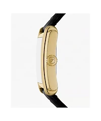 Fossil Caraway Black Croco & Gold Analog Watch