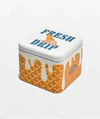 Fossil Caraway Black Croco & Gold Analog Watch