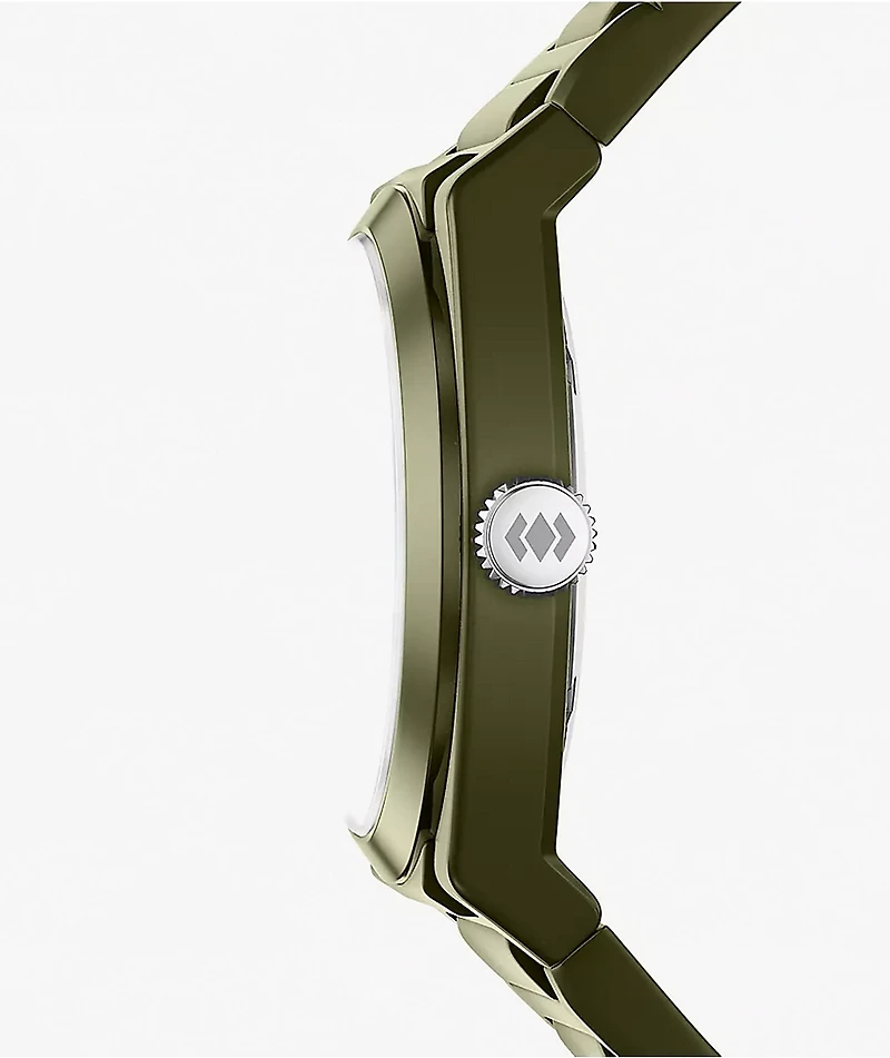 Fossil Everett Scilicone Olive Analog Watch