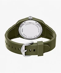 Fossil Everett Scilicone Olive Analog Watch