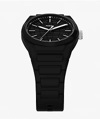 Fossil Everett Silicone Black Analog Watch