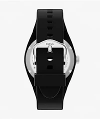 Fossil Everett Silicone Black Analog Watch