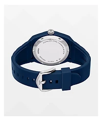 Fossil Everett Silicone Navy Analog Watch