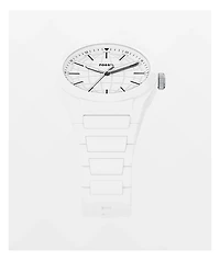 Fossil Everett Silicone White Analog Watch